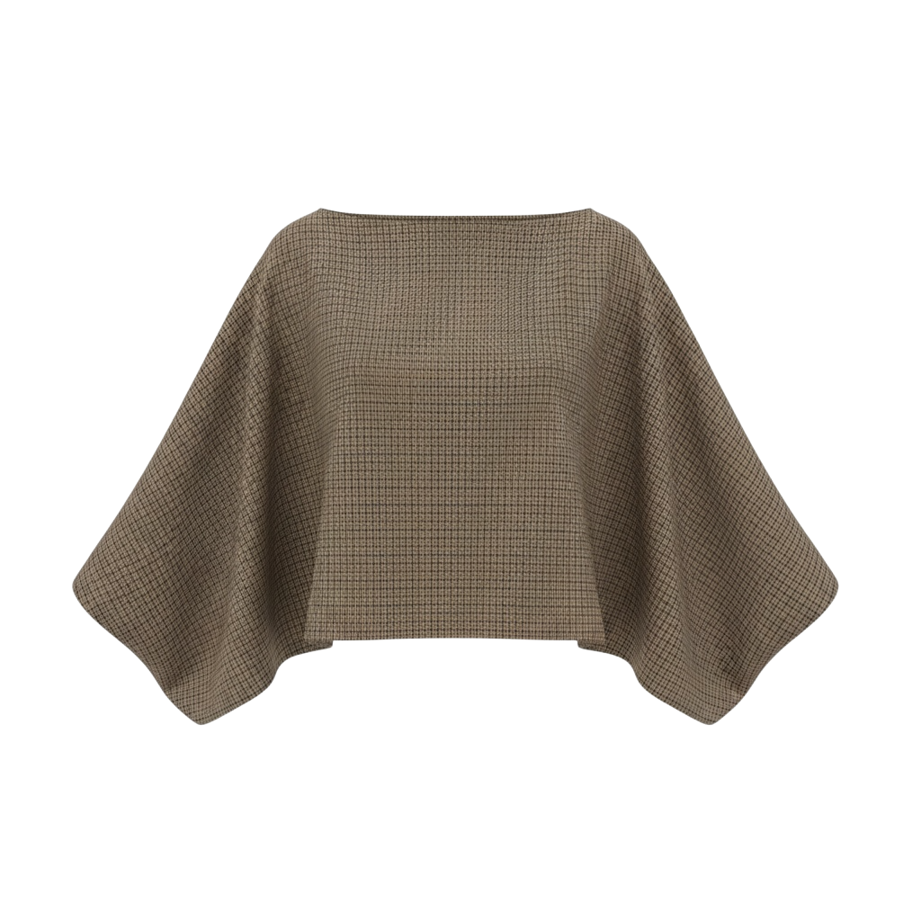Blusa NOLI de La Mariposa. Variante Beige. Imagen 1.