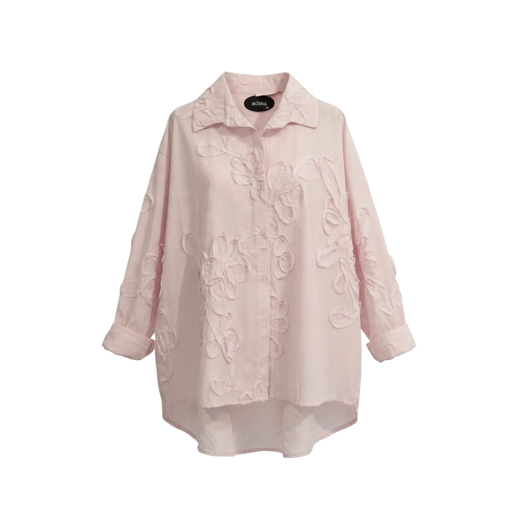 Camisa TAVIRA de La Mariposa. Variante Rosa. Imagen 1.