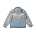 Chaqueta TREVISO de La Mariposa. Color azul. Vista posterior.