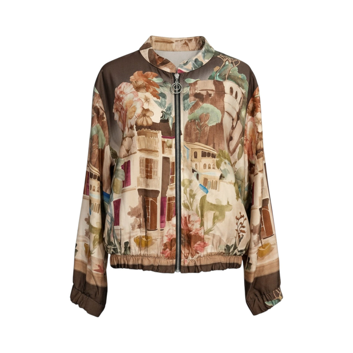 Chaqueta UDINE de La Mariposa. Variante Marrón. Imagen 1.