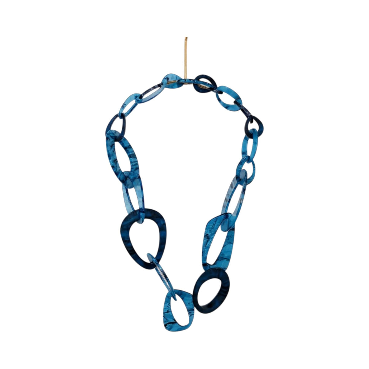 Collar AURA de La Mariposa. Variante Azul Marino. Imagen 1.