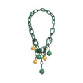 Collar LUNA de La Mariposa. Variante Verde. Imagen 1.