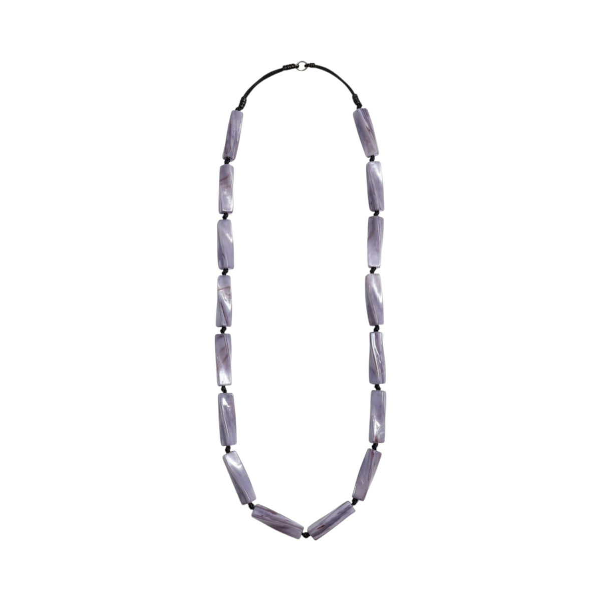 Collar OCÉANO de La Mariposa. Variante Lila. Imagen 3.