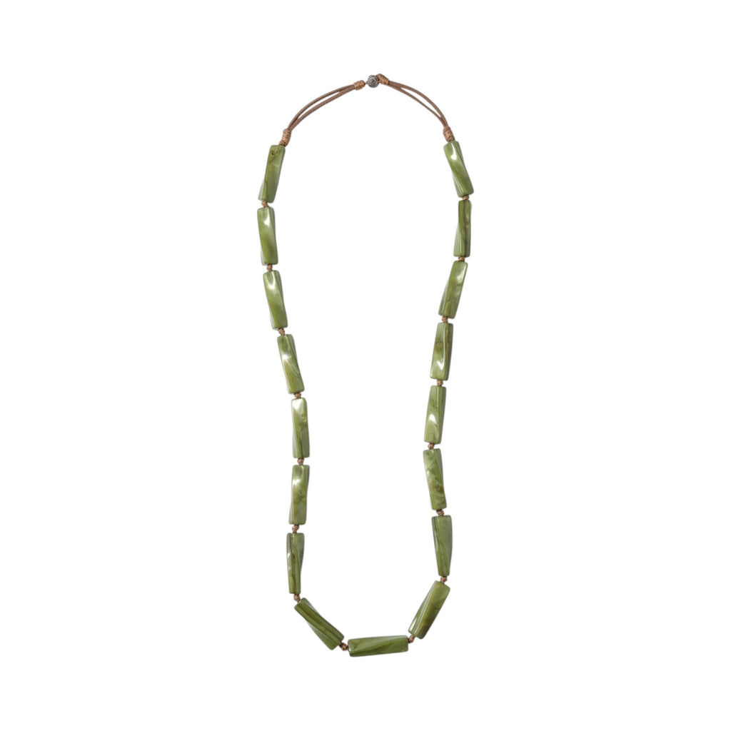 Collar OCÉANO de La Mariposa. Variante Verde. Imagen 1.