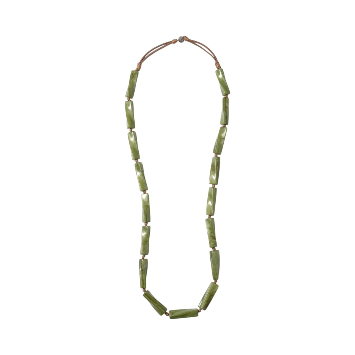Collar OCÉANO de La Mariposa. Variante Verde. Imagen 1.