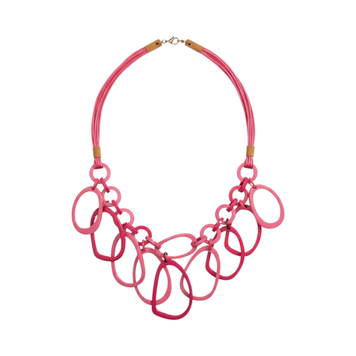 Collar OLYMPUS de La Mariposa. Variante Fucsia. Imagen 1.