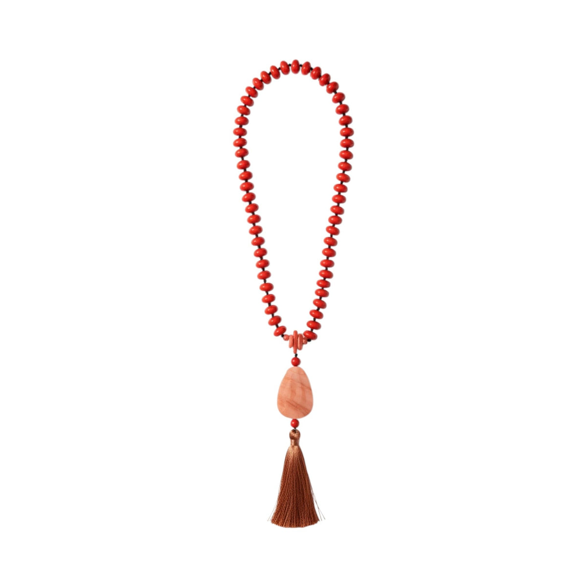 Collar RAINIER de La Mariposa. Variante Rojo. Imagen 1.