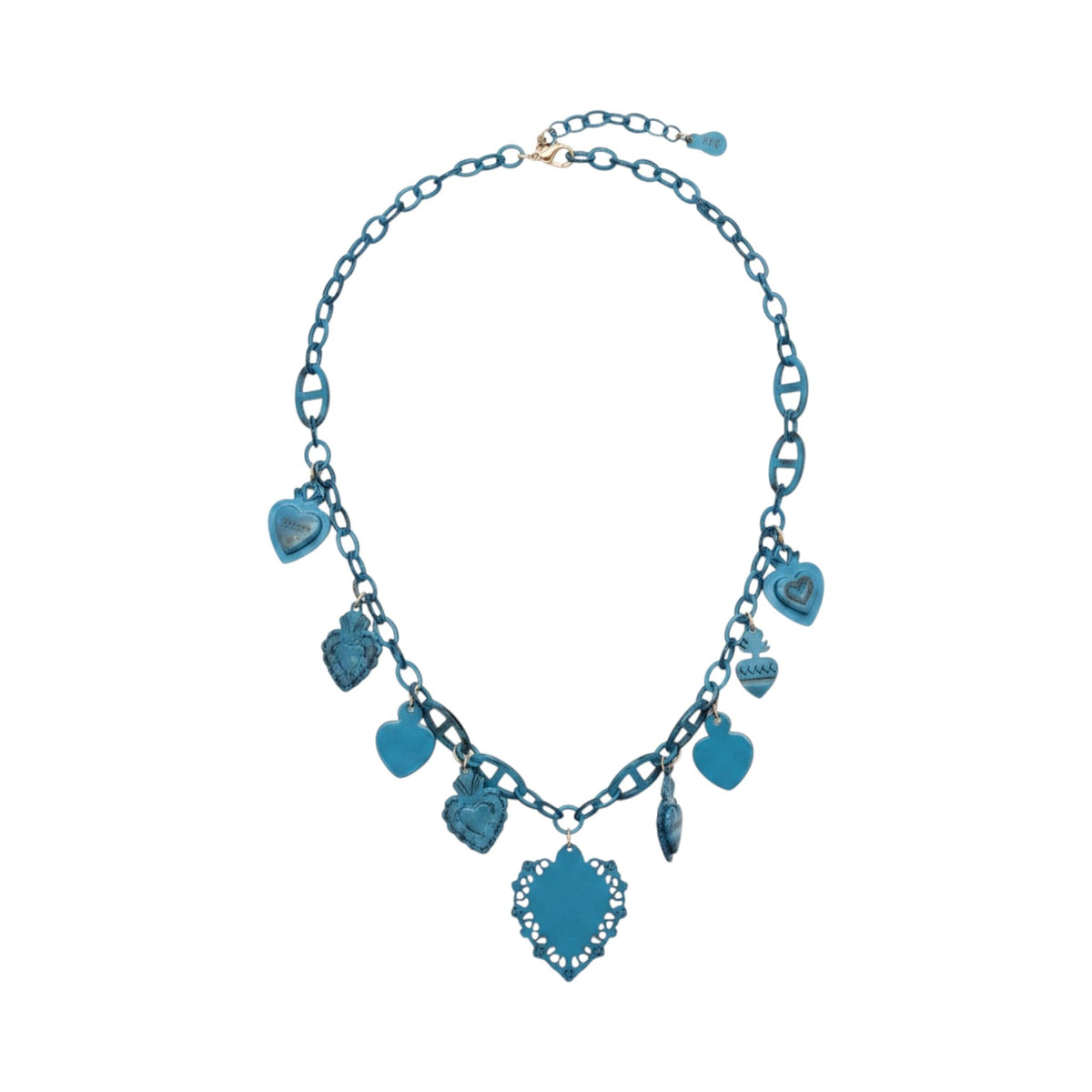 Collar UNO de La Mariposa. Variante Azul. Imagen 4.