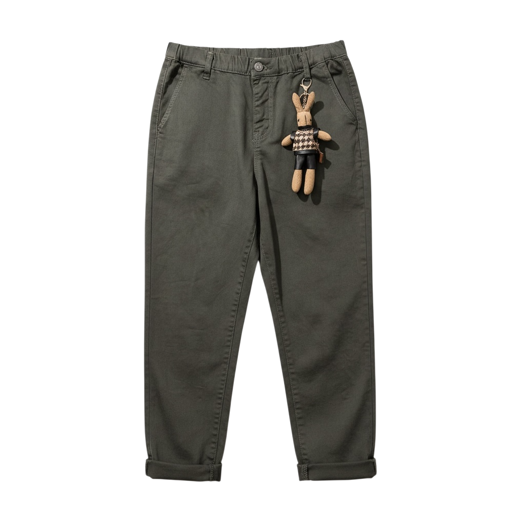 Pantalón OBIDOS de La Mariposa. Variante Gris. Imagen 1.