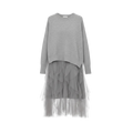 Vestido ARACENA de La Mariposa. Variante Gris. Imagen 1.
