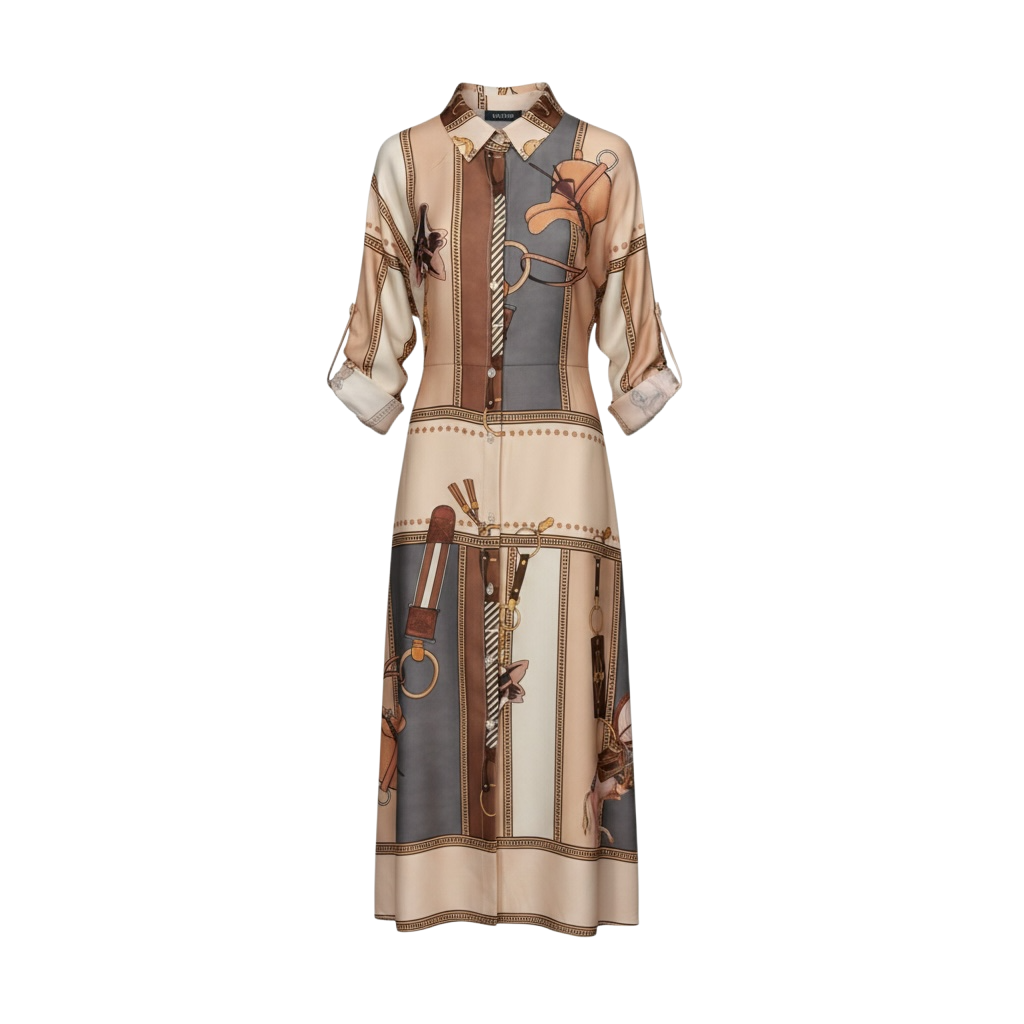 Vestido BELLAGIO de La Mariposa. Variante Beige. Imagen 1.