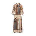Vestido BELLAGIO de La Mariposa. Variante Beige. Imagen 1.