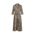 Vestido BERGAMO de La Mariposa. Variante Animal print. Imagen 1.