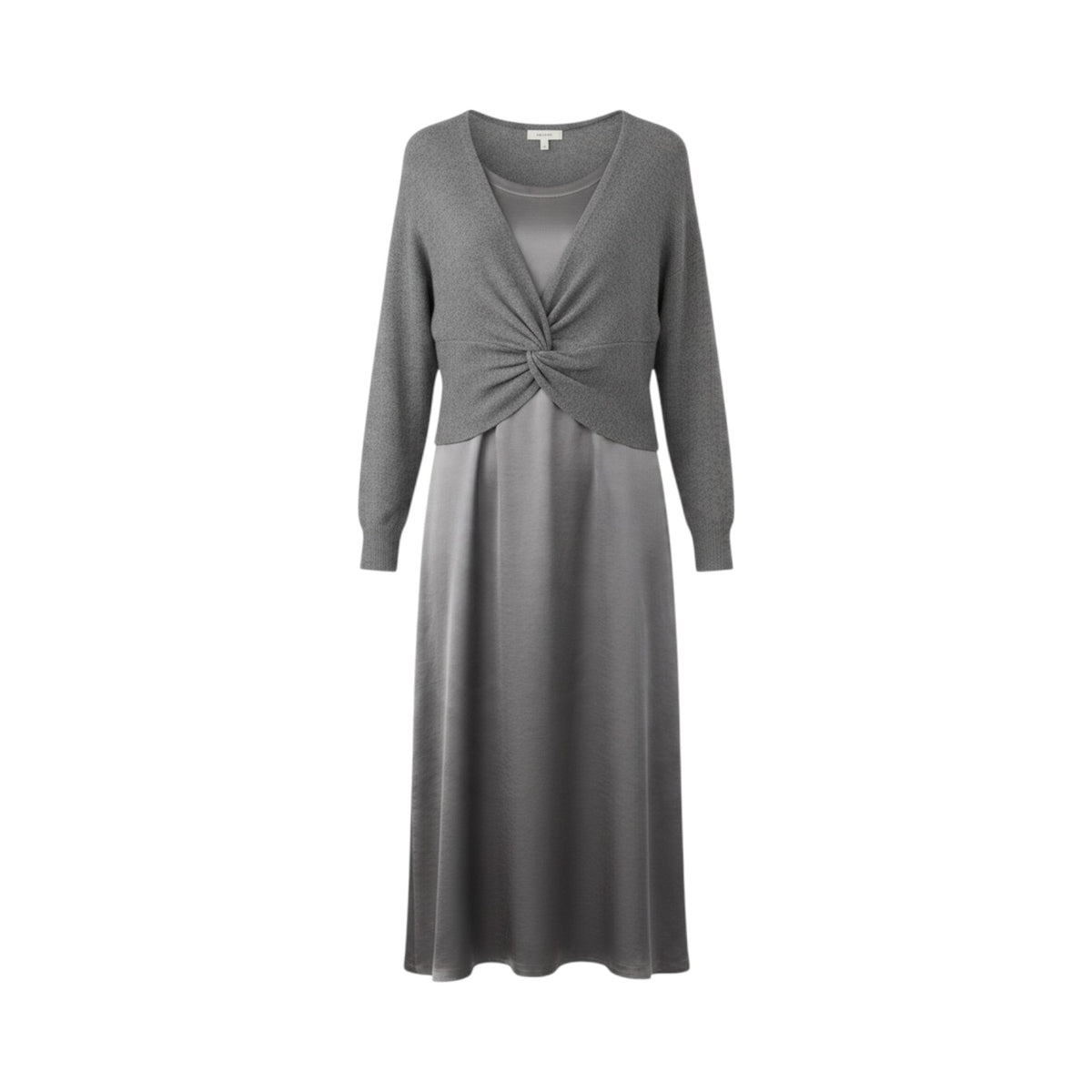 Vestido CASCAIS de La Mariposa. Variante Gris. Imagen 2.